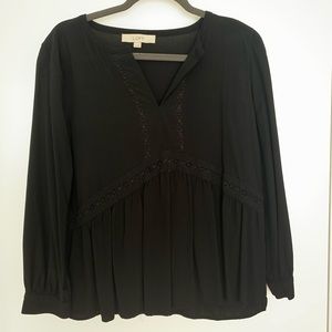 Black blouse, worn twice